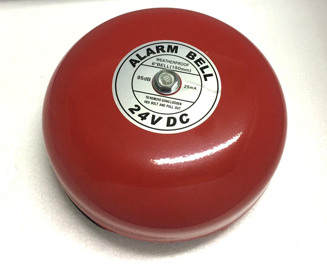 24V DC Fire Alarm Bell 6 inch