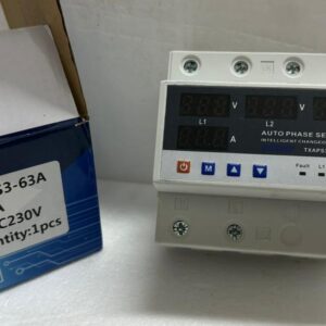 TRXMELE three-phase voltage and current protector 63A TXAPS3-63A